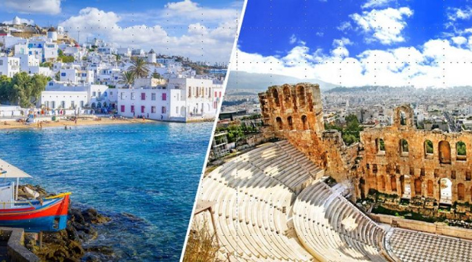 Ôcombiné - Athènes, Mykonos & Paros 2*/3*, Combiné Grèce & ses îles, Grèce Continentale, Athènes & sa région par Ôvoyages Ôcombiné - Athènes, Mykonos & Paros 2*/3*, Combiné Grèce & ses îles, Grèce Continentale, Athènes & sa région par Ôvoyages